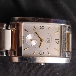 ESQ Swiss Silver and Gold Watch